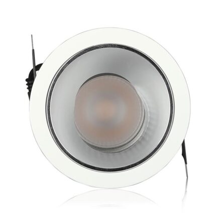 Spot LED incastrat 10W, LED COB, Ø85 mm, orientabil