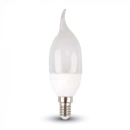 Bec tip flacara LED, E14, 4W, 350 lumeni