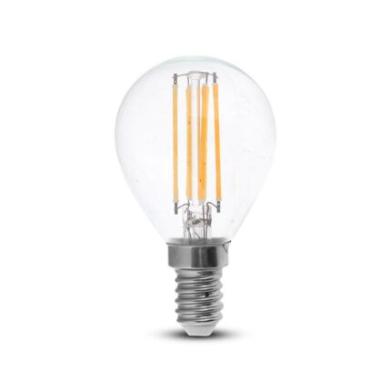 Bec filament LED P45 E14, 4W decorativ, 400 lm